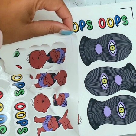 Custom Contour Cut Stickers/Labels by the Sheet