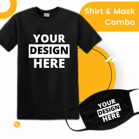 Custom T-Shirt & Mask combo (we pick the print method)