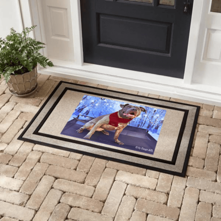 Custom Pup Door Mat